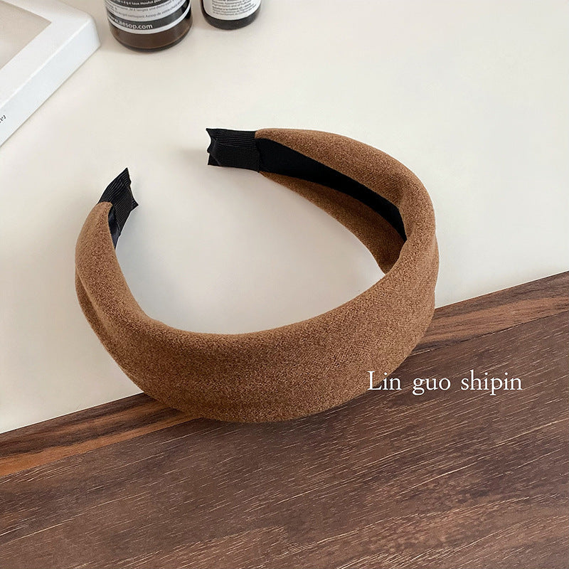 格紋簡約髮箍－細節特寫4｜https://igowo.tw/