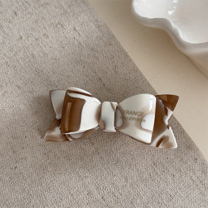 醋酸板材蝴蝶結髮夾