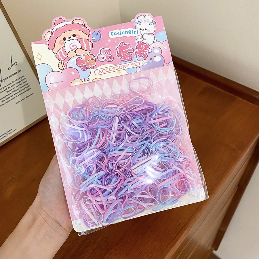 彩色簡約髮圈