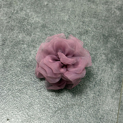 網紗花朵鯊魚夾