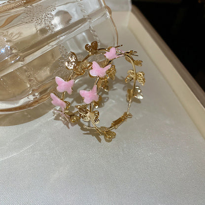 珍珠愛心花朵流蘇耳環－細節特寫46｜https://igowo.tw/