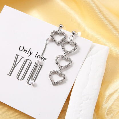 貓眼石字母流蘇耳環－細節特寫21｜https://igowo.tw/