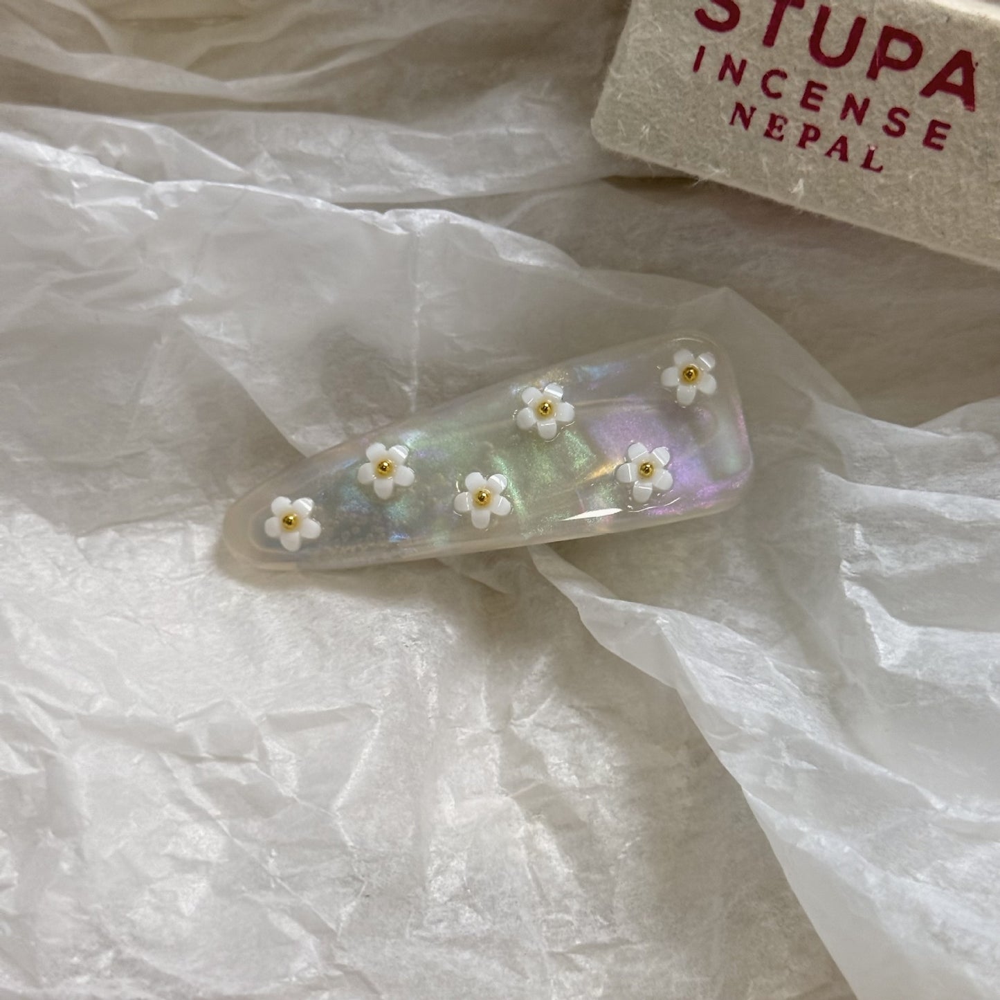 醋酸板材花朵髮夾