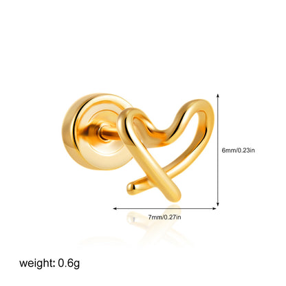 金色鋯石小巧耳釘－細節特寫45｜https://igowo.tw/
