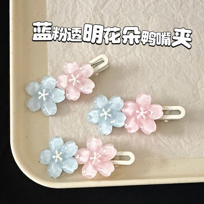 花朵簡約髮夾－商品主圖｜https://igowo.tw/