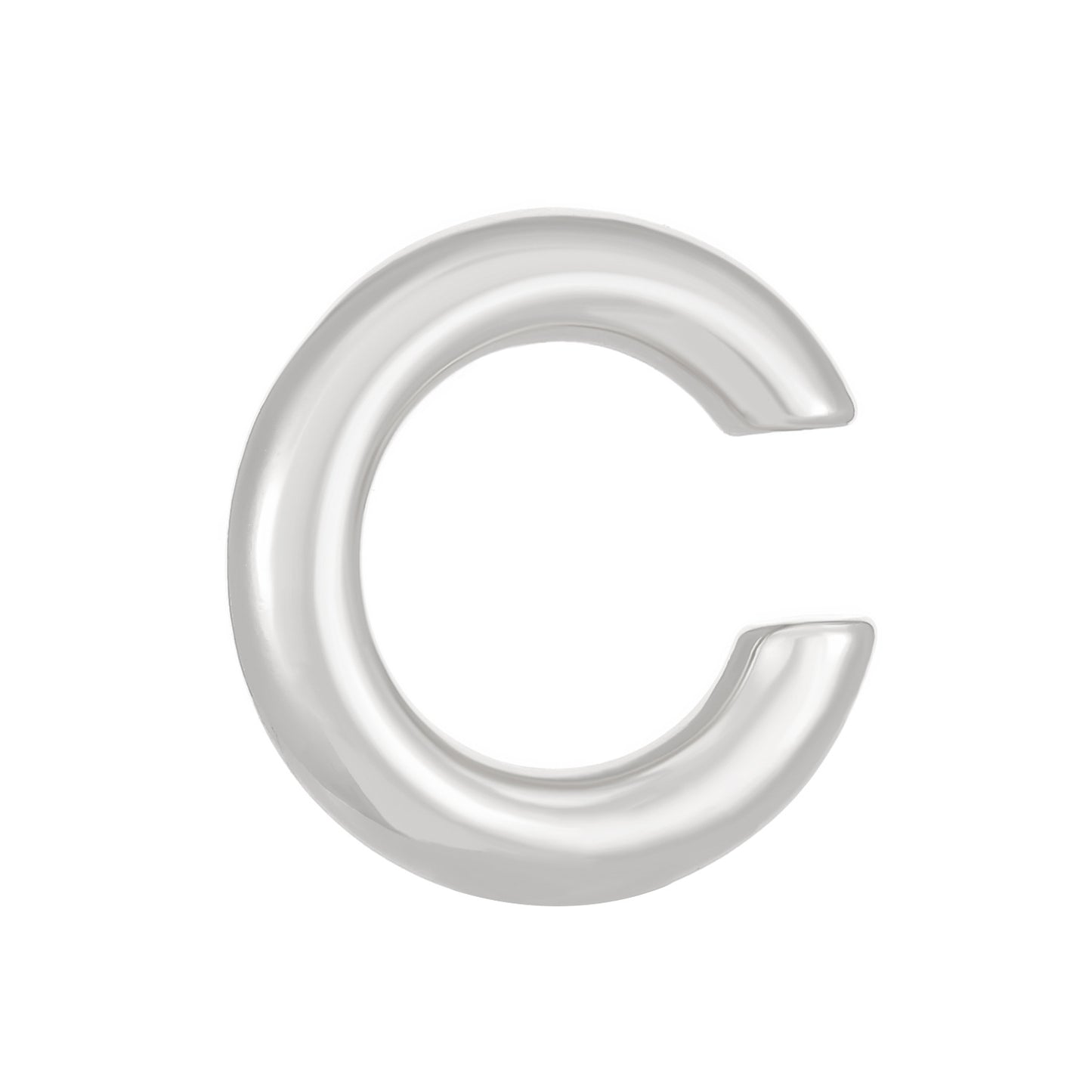 金屬C形免耳洞耳夾－細節特寫8｜https://igowo.tw/