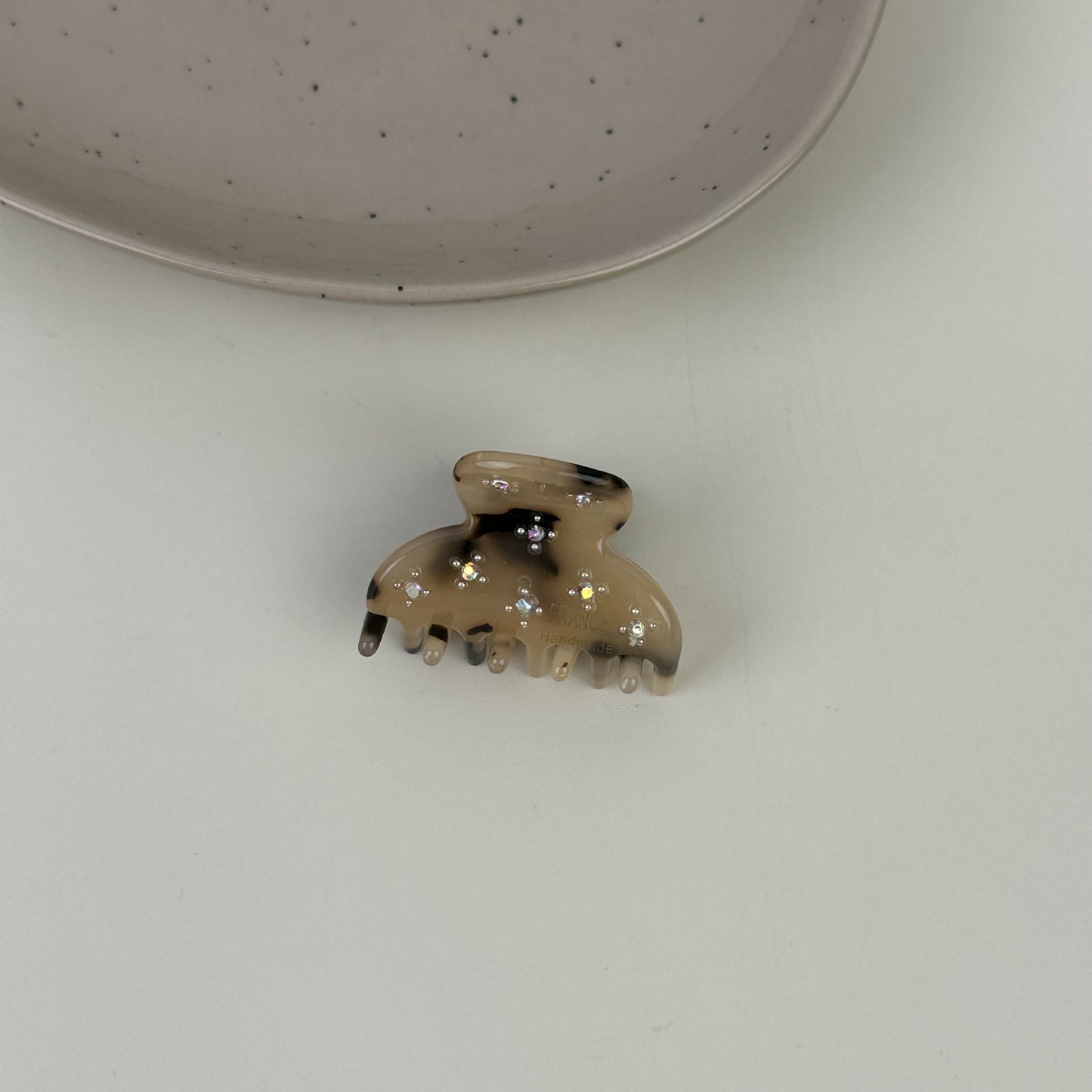醋酸板材鑲鑽鯊魚夾