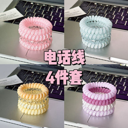繽紛彈力繩髮圈套組－商品主圖｜https://igowo.tw/