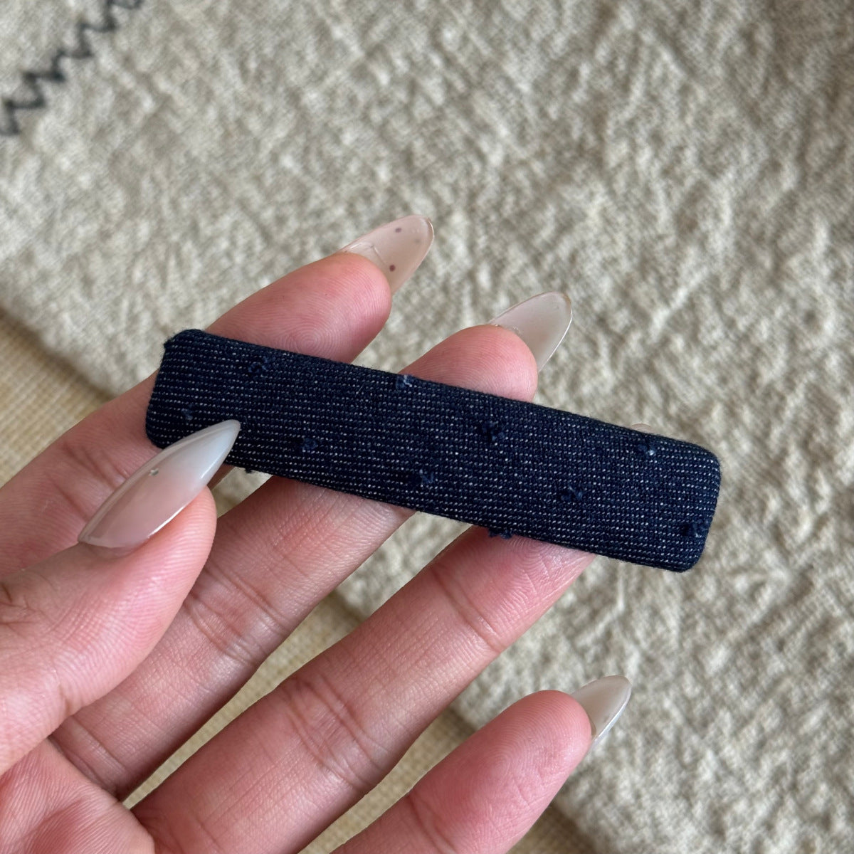 布面簡約髮夾