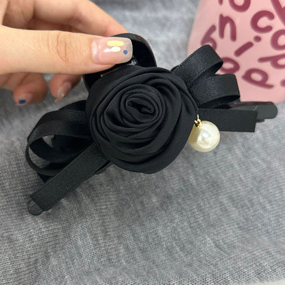 玫瑰簡約髮夾
