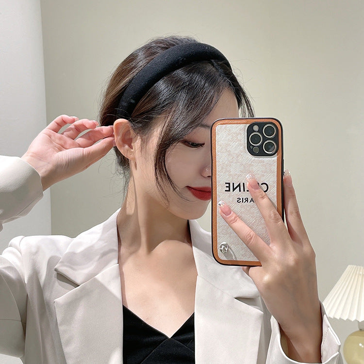 寬版簡約髮箍－4#奶茶色款細節｜https://igowo.tw/