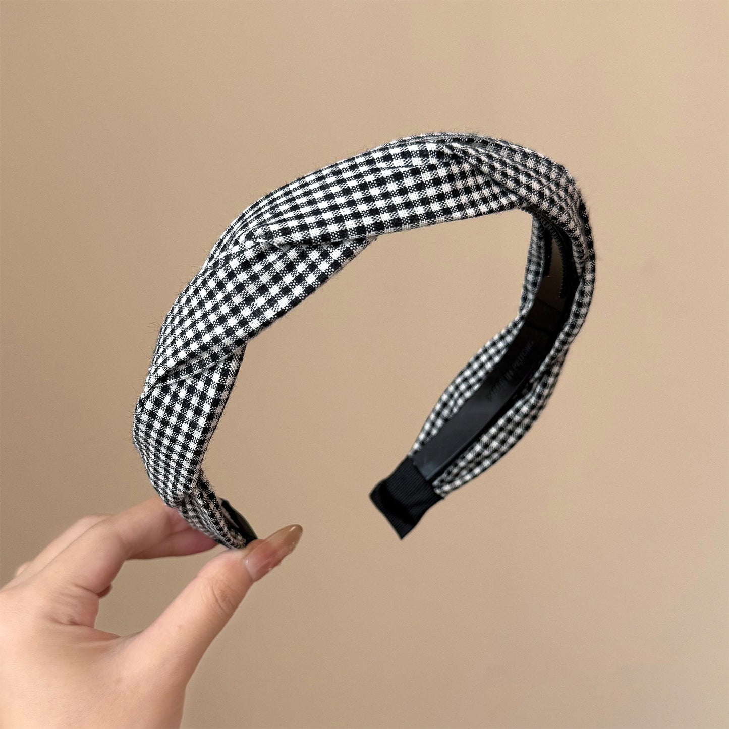 波點扭紋纏繞復古髮箍