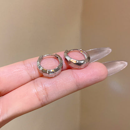 韓系冷淡風個性圓圈耳環