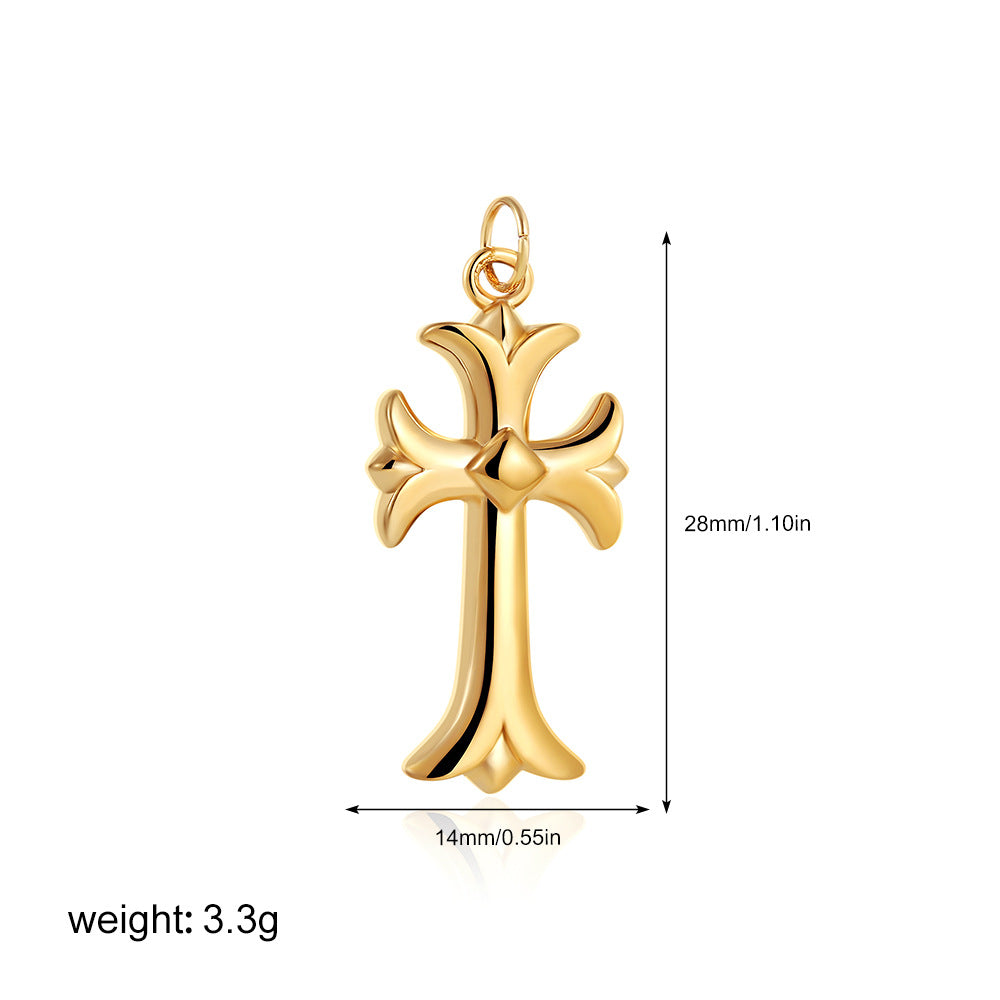 金色鋯石眼睛墜飾項鍊－細節特寫11｜https://igowo.tw/