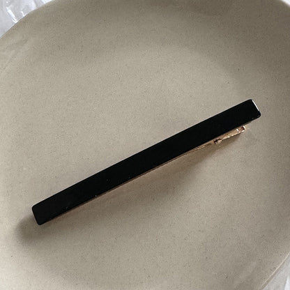 壓克力一字簡約髮夾