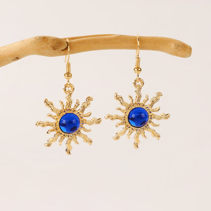 綠色復古耳環－細節特寫1｜https://igowo.tw/