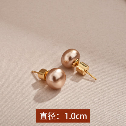 珍珠簡約耳釘