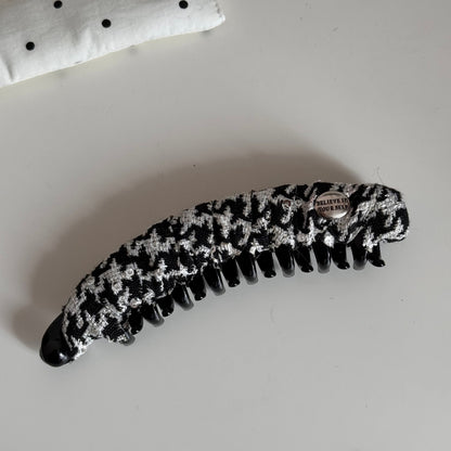 格紋三角形鯊魚夾