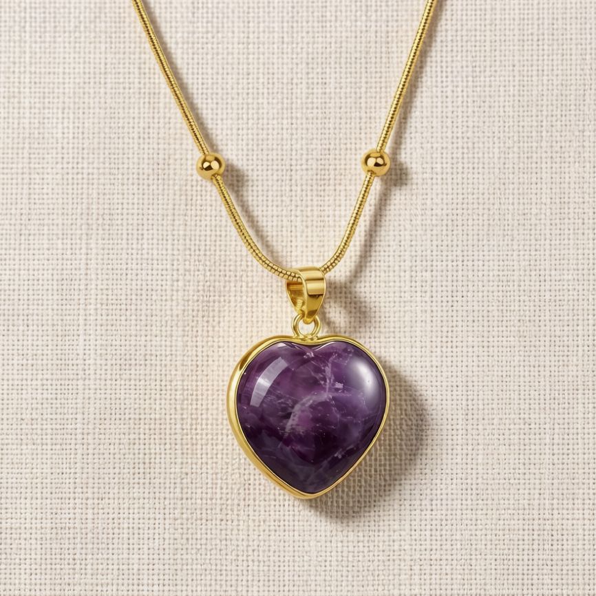東陵玉愛心項鍊