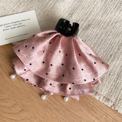 波點簡約髮夾