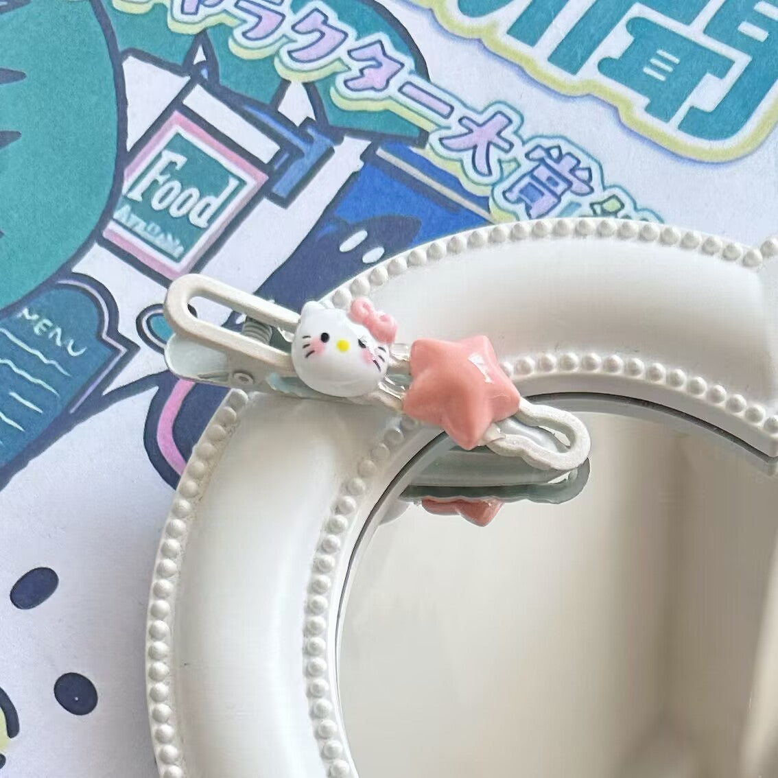 貓咪星星髮夾