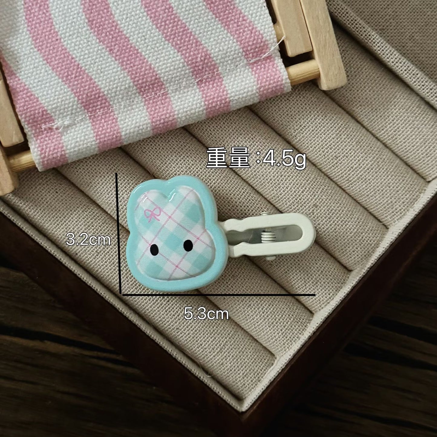 兔子卡通髮夾