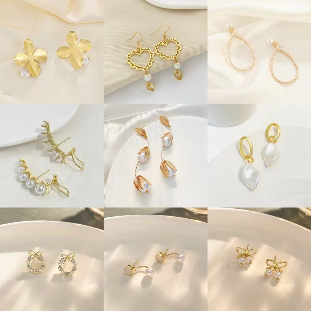 珍珠復古耳環－商品主圖｜https://igowo.tw/