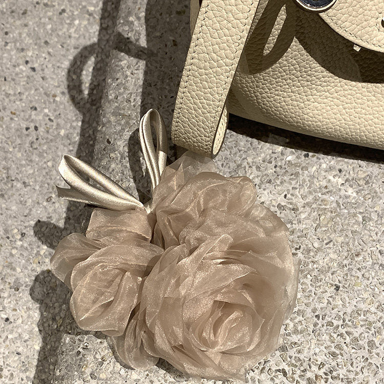 網紗花朵髮圈