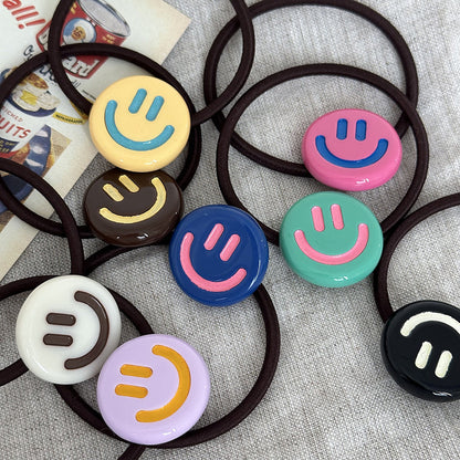 繽紛笑臉髮圈－商品主圖｜https://igowo.tw/