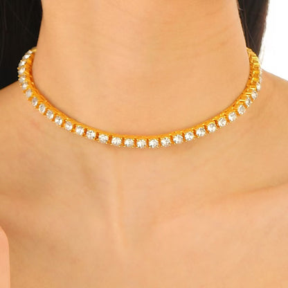 鋯石簡約項鍊－細節特寫6｜https://igowo.tw/