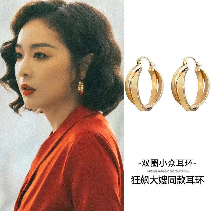 圓圈簡約耳環