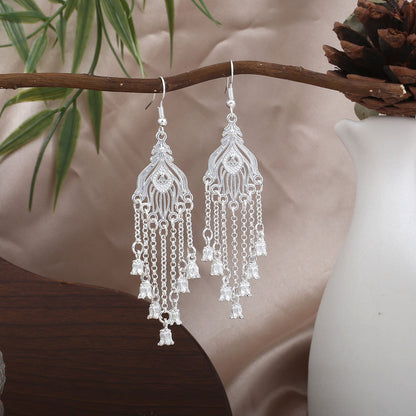 流蘇長版耳環－細節特寫22｜https://igowo.tw/