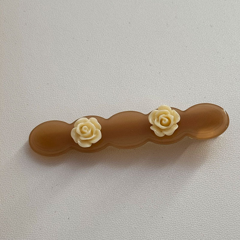 醋酸板材玫瑰髮夾