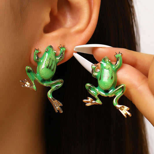 卡通簡約耳釘－商品主圖｜https://igowo.tw/