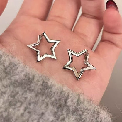 星星項鍊耳環組－細節特寫5｜https://igowo.tw/