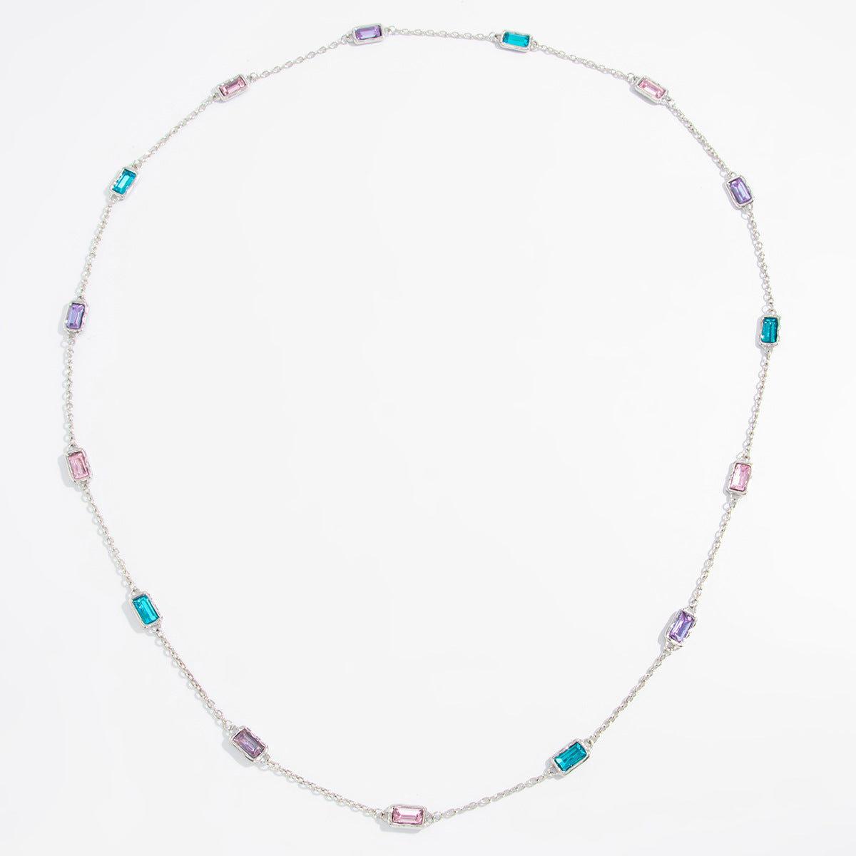 天然石鏈條多層項鍊