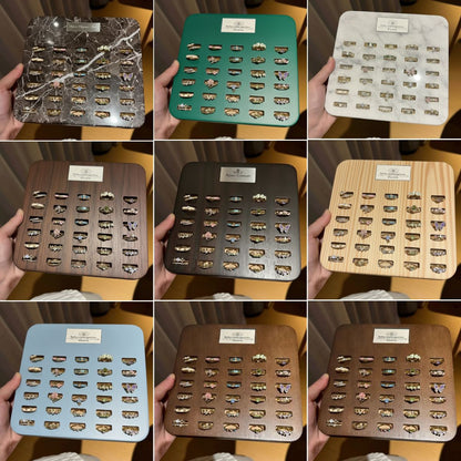 鋯石可調式復古戒指－商品主圖｜https://igowo.tw/