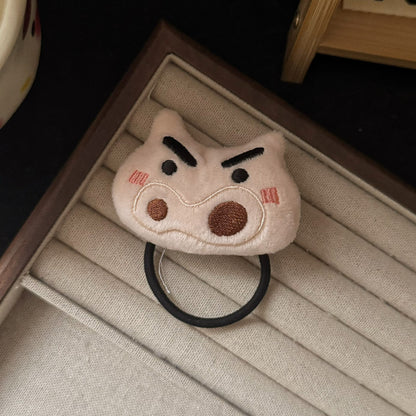 粉色卡通髮圈