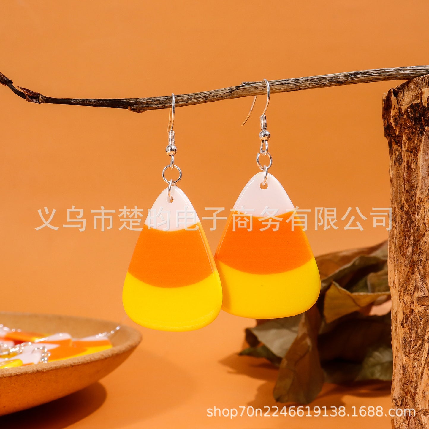 亞克力水滴耳墜