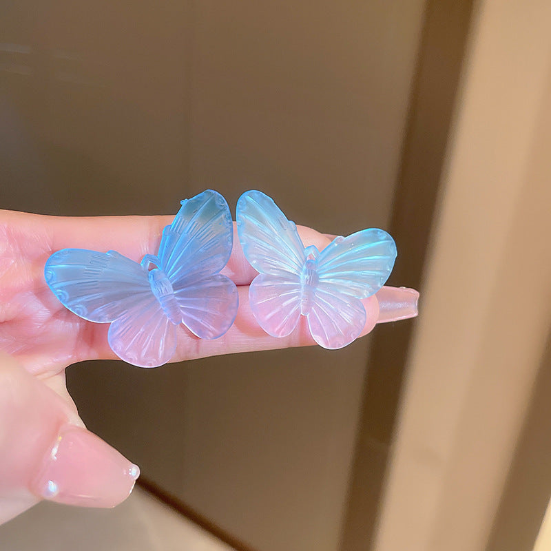 銀針簡約耳釘