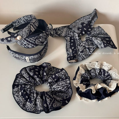 蕾絲復古髮圈－商品主圖｜https://igowo.tw/