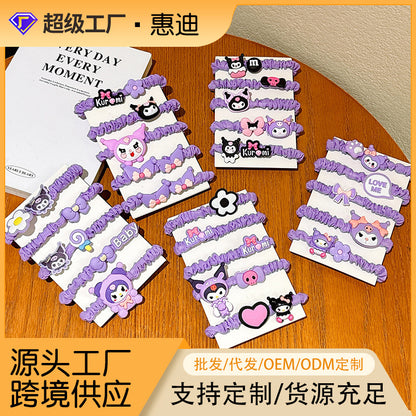 彈力繩卡通髮圈－商品主圖｜https://igowo.tw/