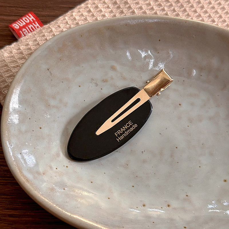 橢圓簡約髮夾