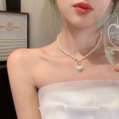 珍珠鋯石項鍊－細節特寫25｜https://igowo.tw/