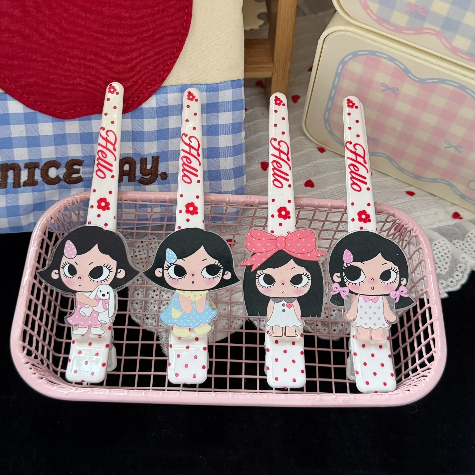 卡通簡約髮夾－商品主圖｜https://igowo.tw/
