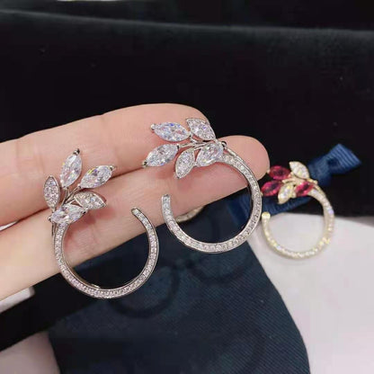 S925圓形復古耳環