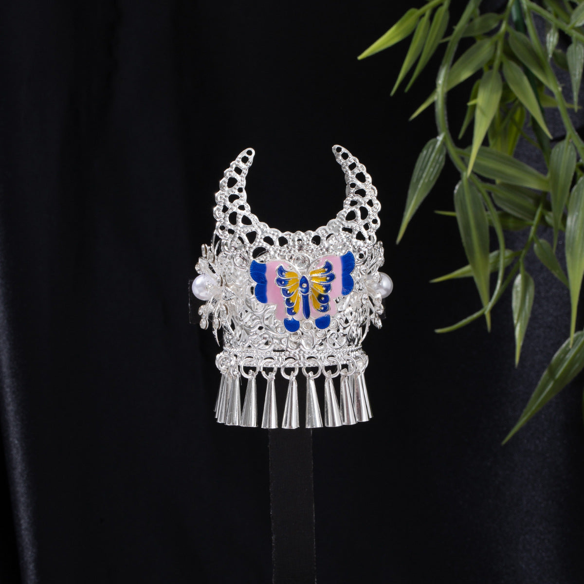 珍珠花朵流蘇鏤空飾品－/花憶，吊墜隨機款細節｜https://igowo.tw/