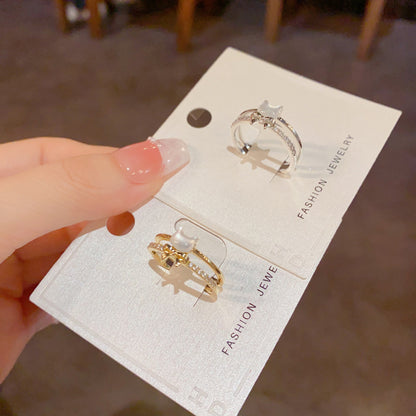 貝母貓咪可調式戒指－商品主圖｜https://igowo.tw/