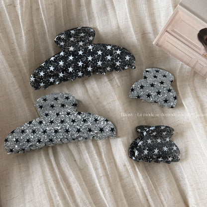 醋酸板材星星髮夾－商品主圖｜https://igowo.tw/