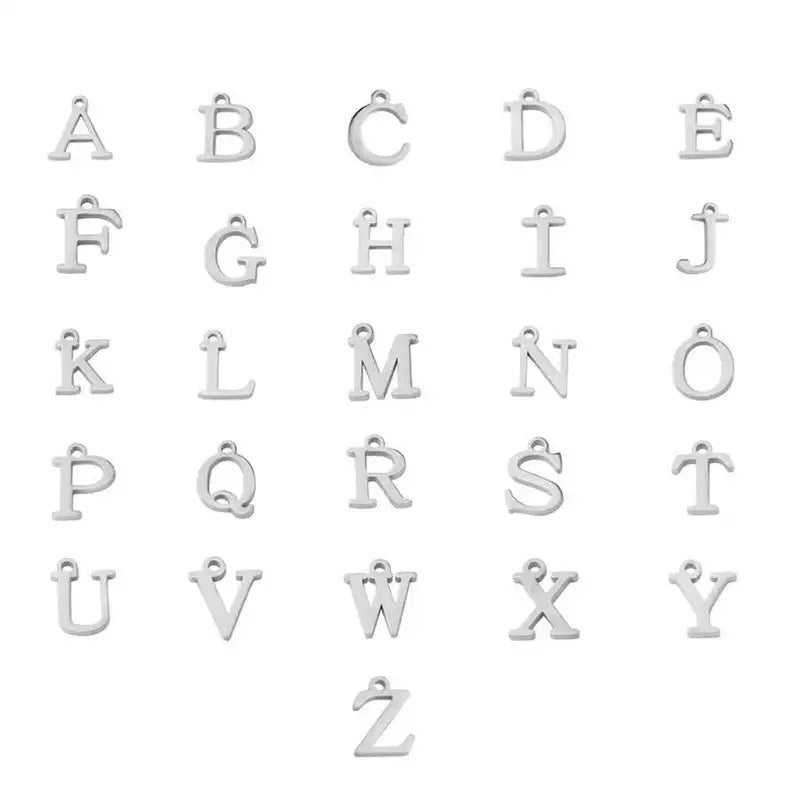 鈦鋼字母手鏈